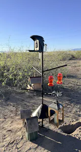 PerchMe Heavy-Duty Deluxe 92‘’ Bird Feeder Pole Station with Squirrel Baffle, 360° Rotating Crossbars & Hooks,Customizable Height