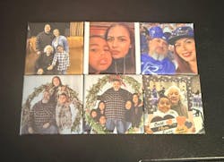 Custom Photo Magnets 2"x2" - Set of 9