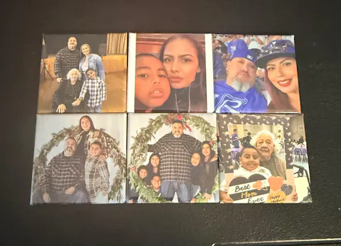 Custom Photo Magnets 2"x2" - Set of 9