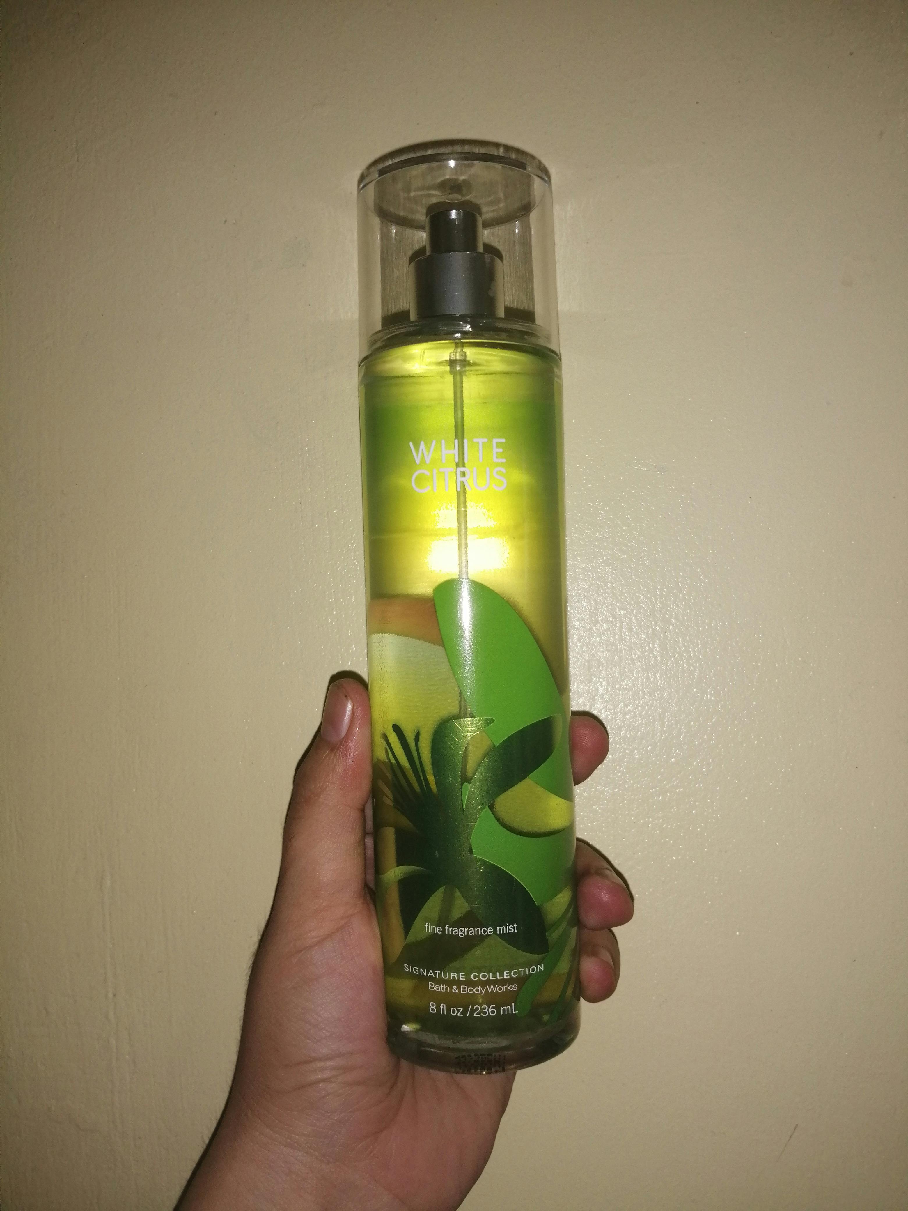 bath & body works white citrus 8 oz fragrance mist spray