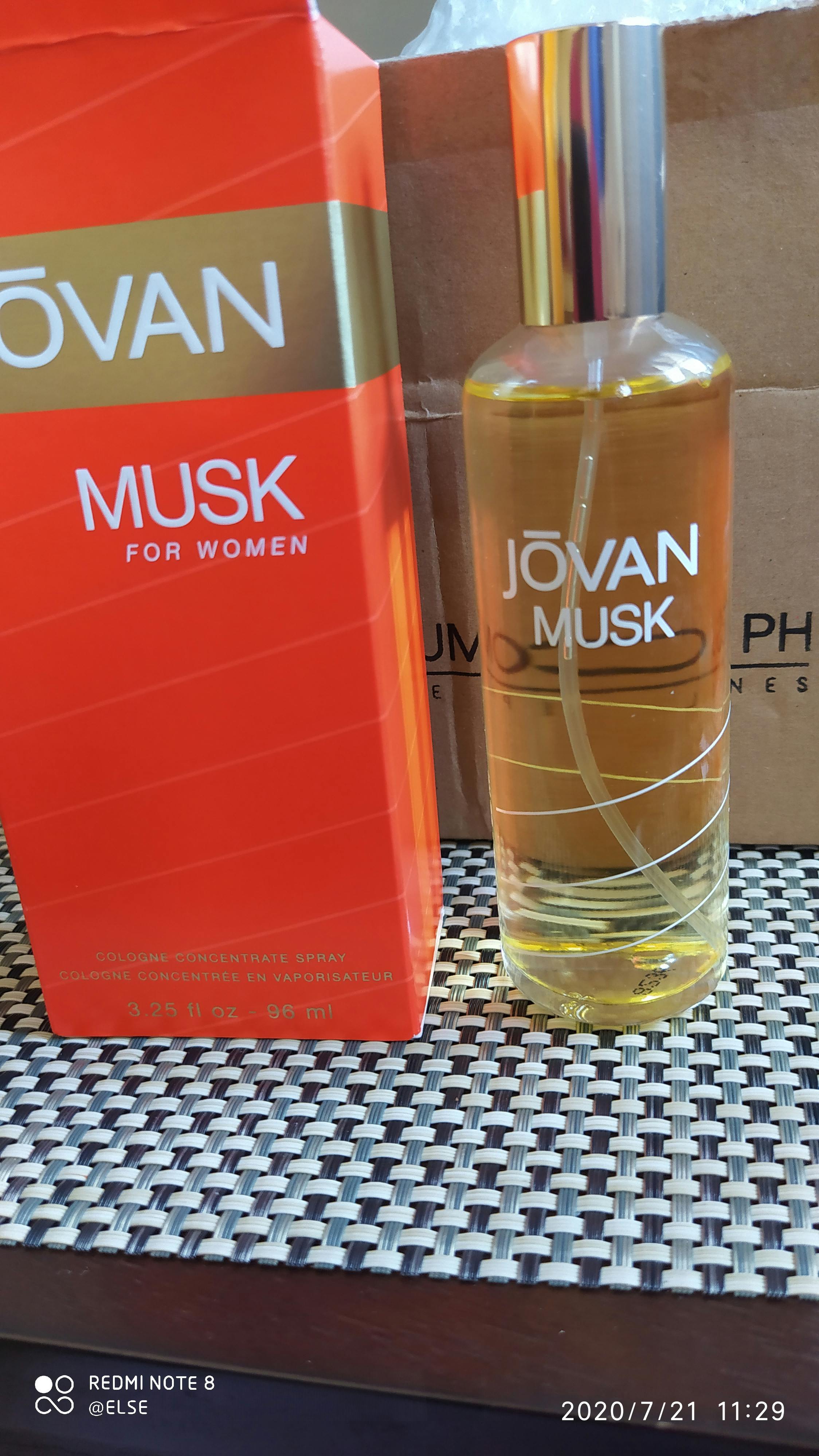 jovan musk by coty for women 3.2 oz cologne concentrate spray