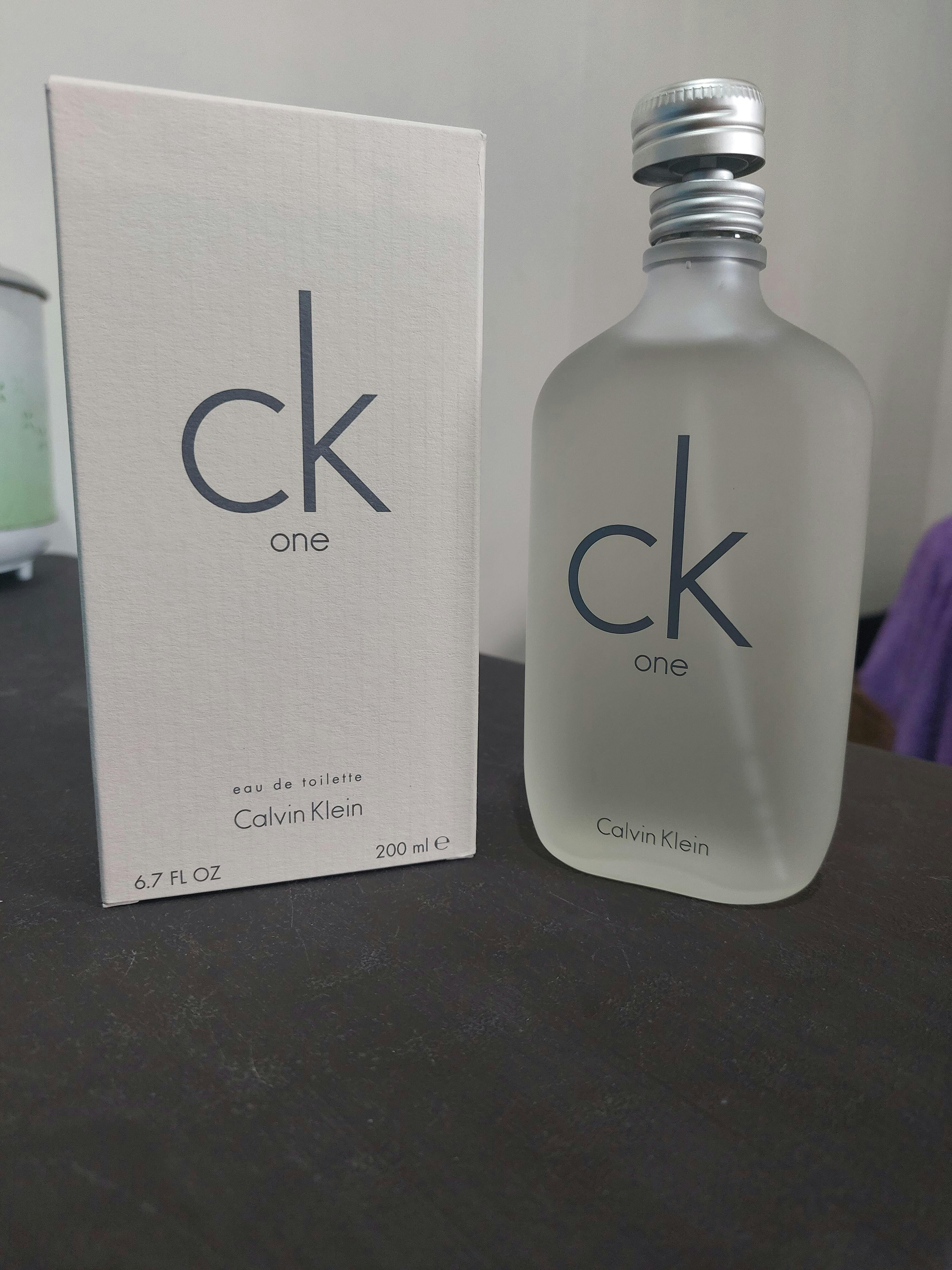 calvin klein one silver bottle