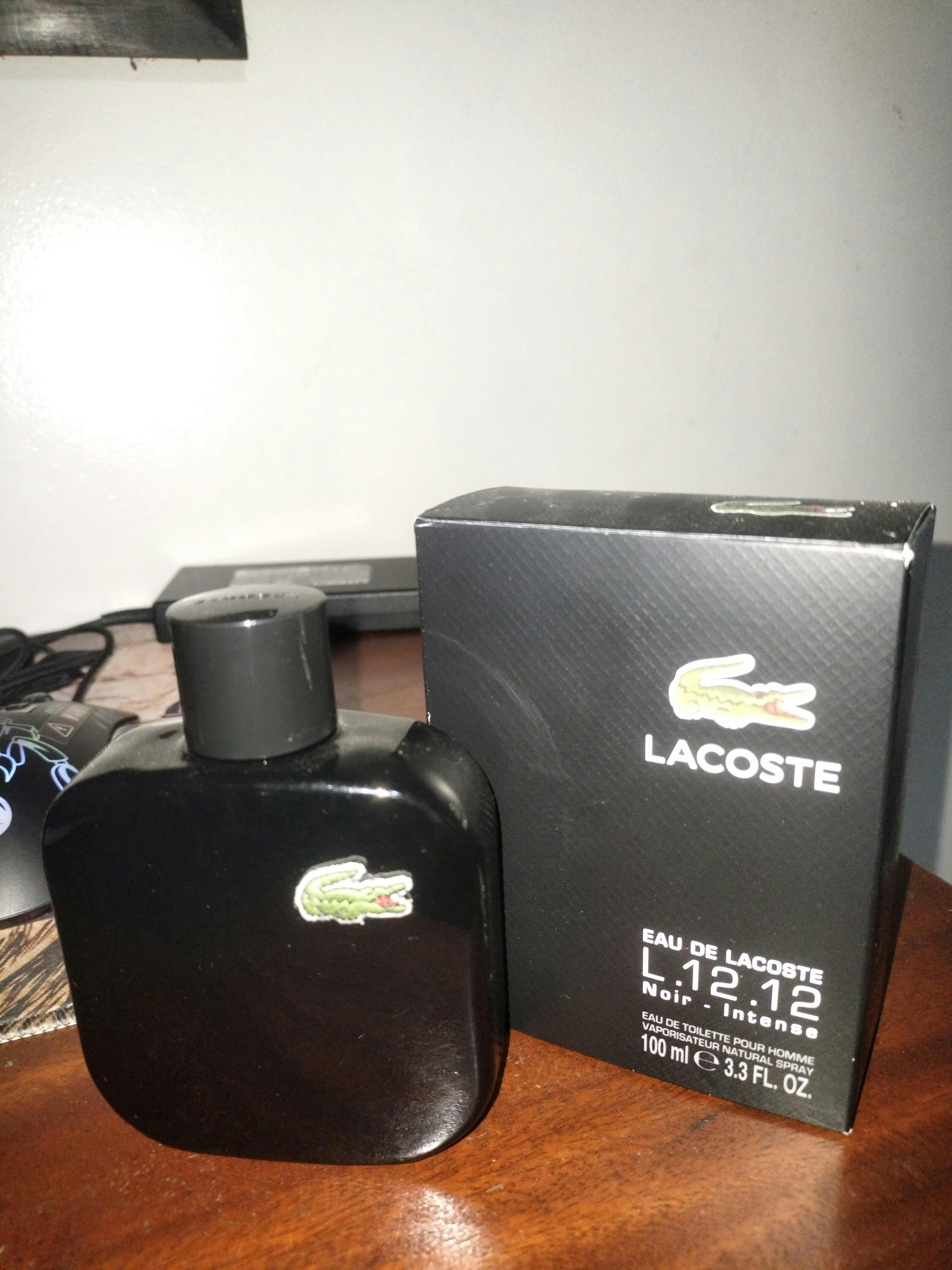 Lacoste black noir best sale