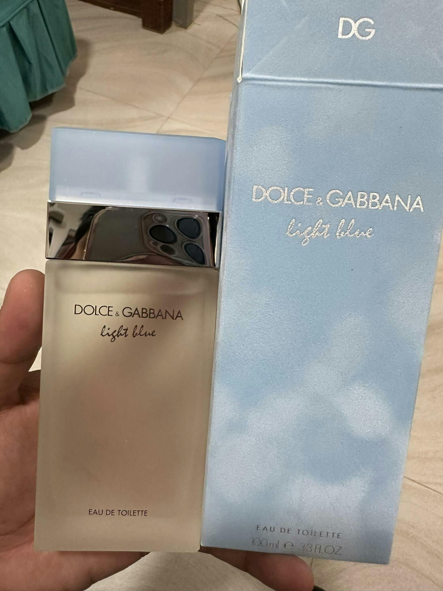 Dolce gabbana light blue original hotsell