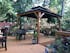 PAPS 335cm x 335cm Cedar Framed Gazebo with Brown Steel 2-tier Hip Roof