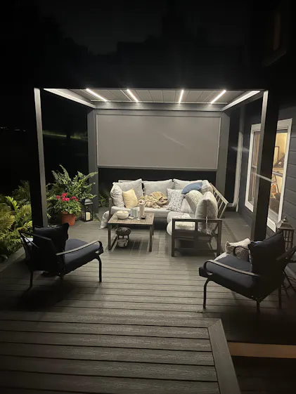 Pérgola de hierro L400XPR280XH295 cm
