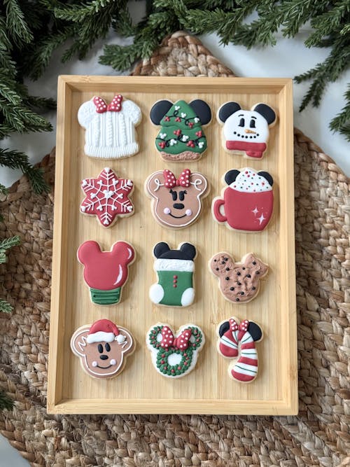 Mouse Ears Christmas 12 Cookie Cutter Set