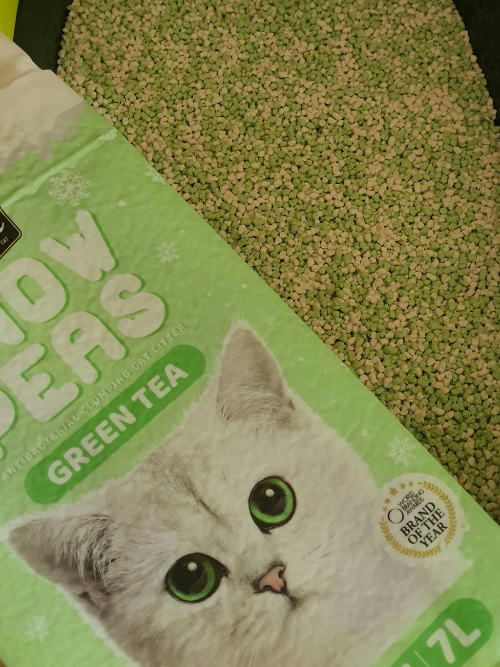 Kit Cat Snow Pea Cat Litter 7L (Green Tea) Perromart Singapore