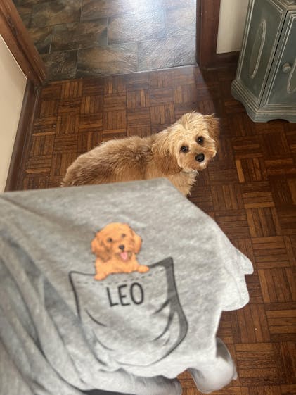 Pocket Custom T Shirts Personalized Gifts for Dog Lovers