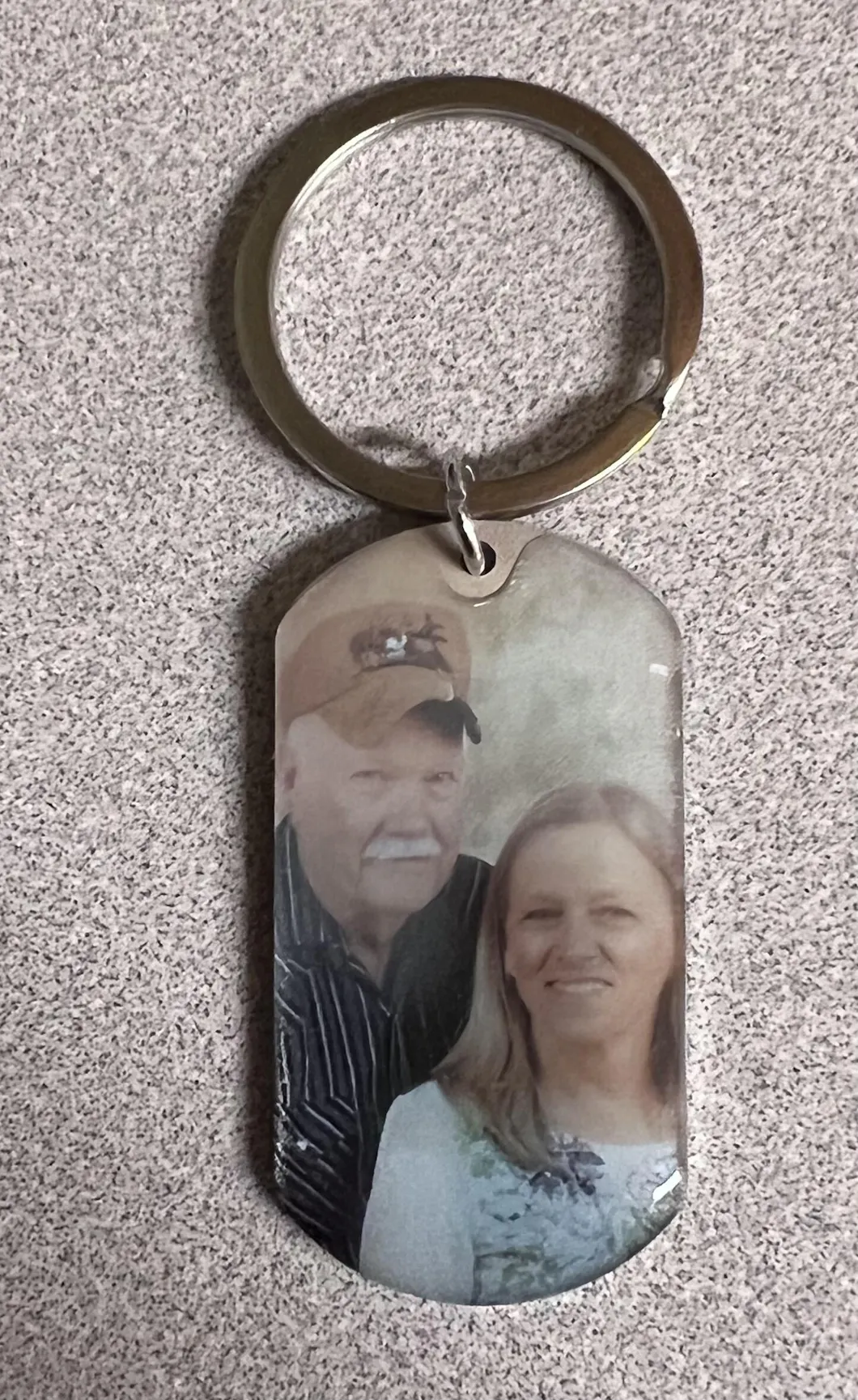 I Will Carry You With Me Until, Personalized Keychain, Memorial Gifts, Custom Photo