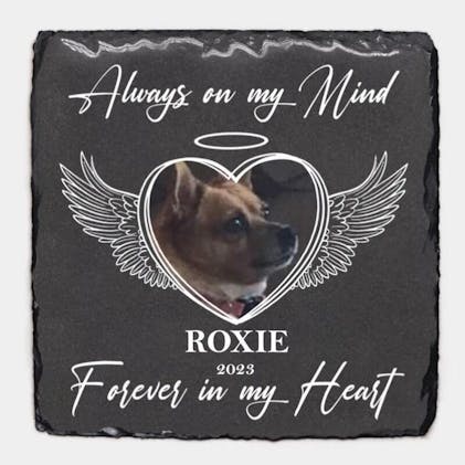 Fly With New Wings, Memorial Gift For Dog Lovers, Custom Photo, Person -  PersonalFury