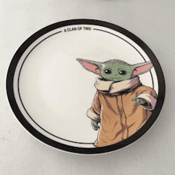 Exclusive: The Mandalorian Signature Custom Porcelain Dinnerware Set 16x pcs + *FREE GIFTS 5x Coasters* - LIMITED EDITION