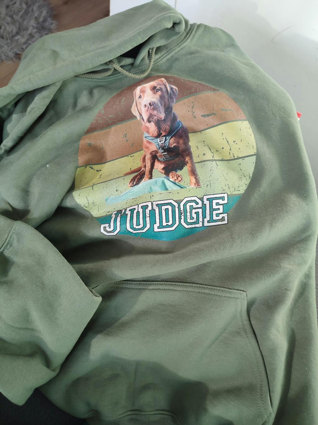 Vintage Sunset mit Foto - individueller Hoodie oder Sweatshirt