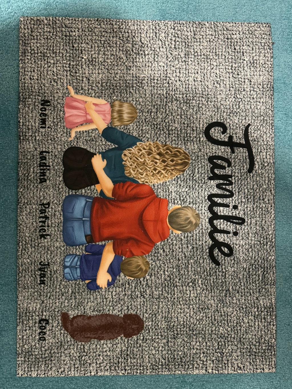 Familie - Individuelle Fußmatte