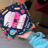 Personalized And She Taught Happily Ever After Graduation Cap Topper