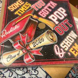 Personalized Sometimes You Gotta Pop Out Grad Cap Topper