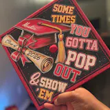 Personalized Sometimes You Gotta Pop Out Grad Cap Topper