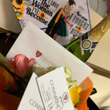 Personalized I Love the Woman I've Become Grad Cap Topper