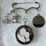 Personalized Memorial Graduation Lapel Pin with Picture