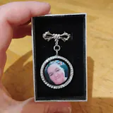 Personalized Memorial Graduation Lapel Pin with Photo
