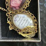 Personalized Photo & Message Graduation Angel Tassel Charm