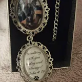 Personalized Photo & Message Graduation Angel Tassel Charm