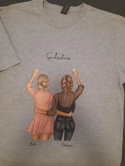 Happy family - personalized mug (1-4 children)