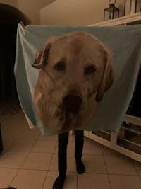 Custom Pet Print Fleece Blanket