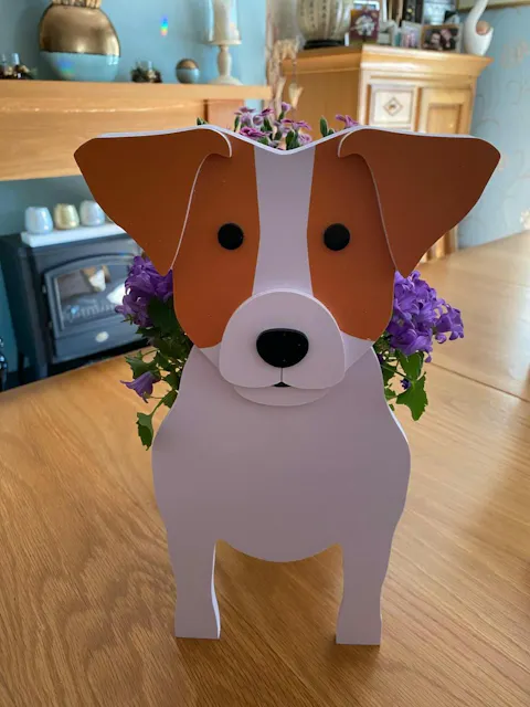 Fioriera Jack Russell