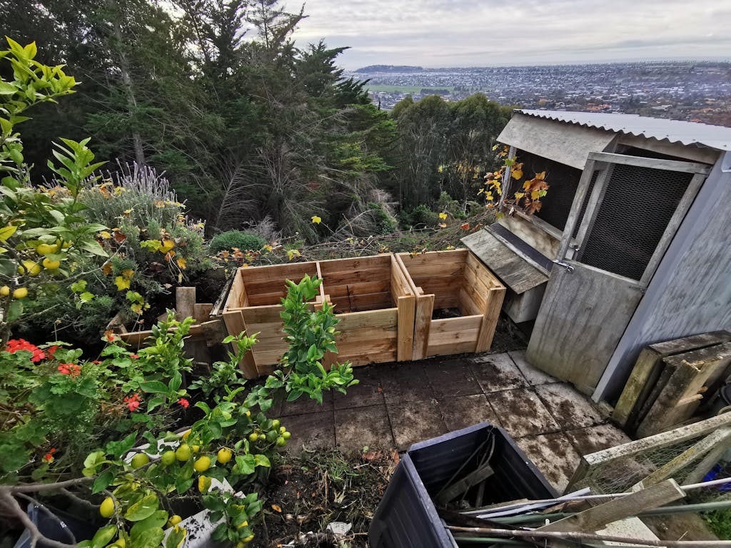 Buy Double Compost Bin NZ made compost bins Peter & Son NZ