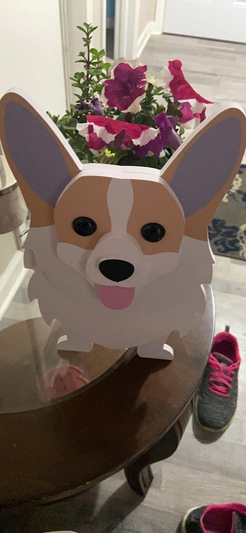 Corgi Planter