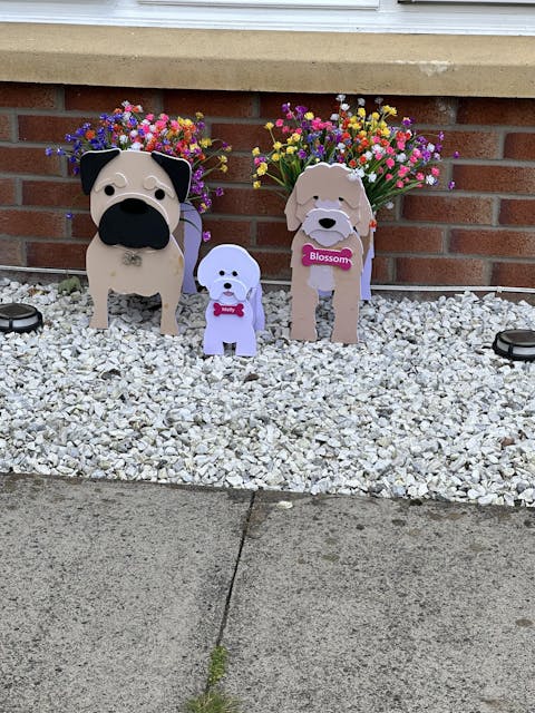 Bichon Fries Planter