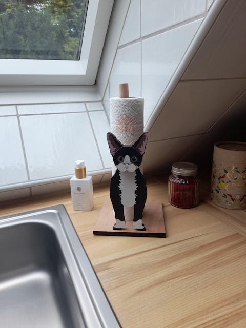 Deutsche Katze Papierhandtuch Halter