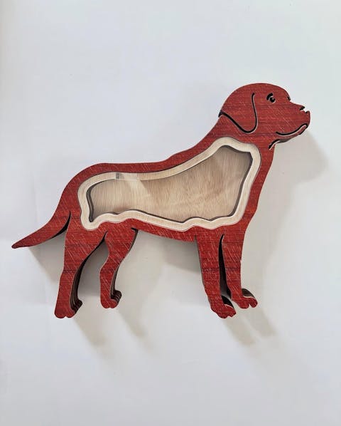 Dog Wooden Keepsake Box