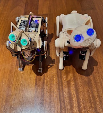 Nybble Q Coding Robot Cat(Robotics Kit)