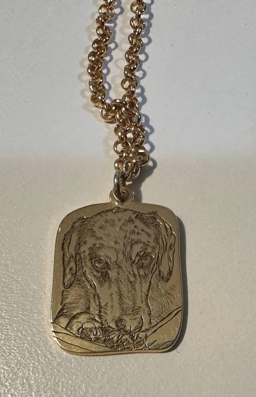 Gioielli foto cane - Collana catena cuore donna