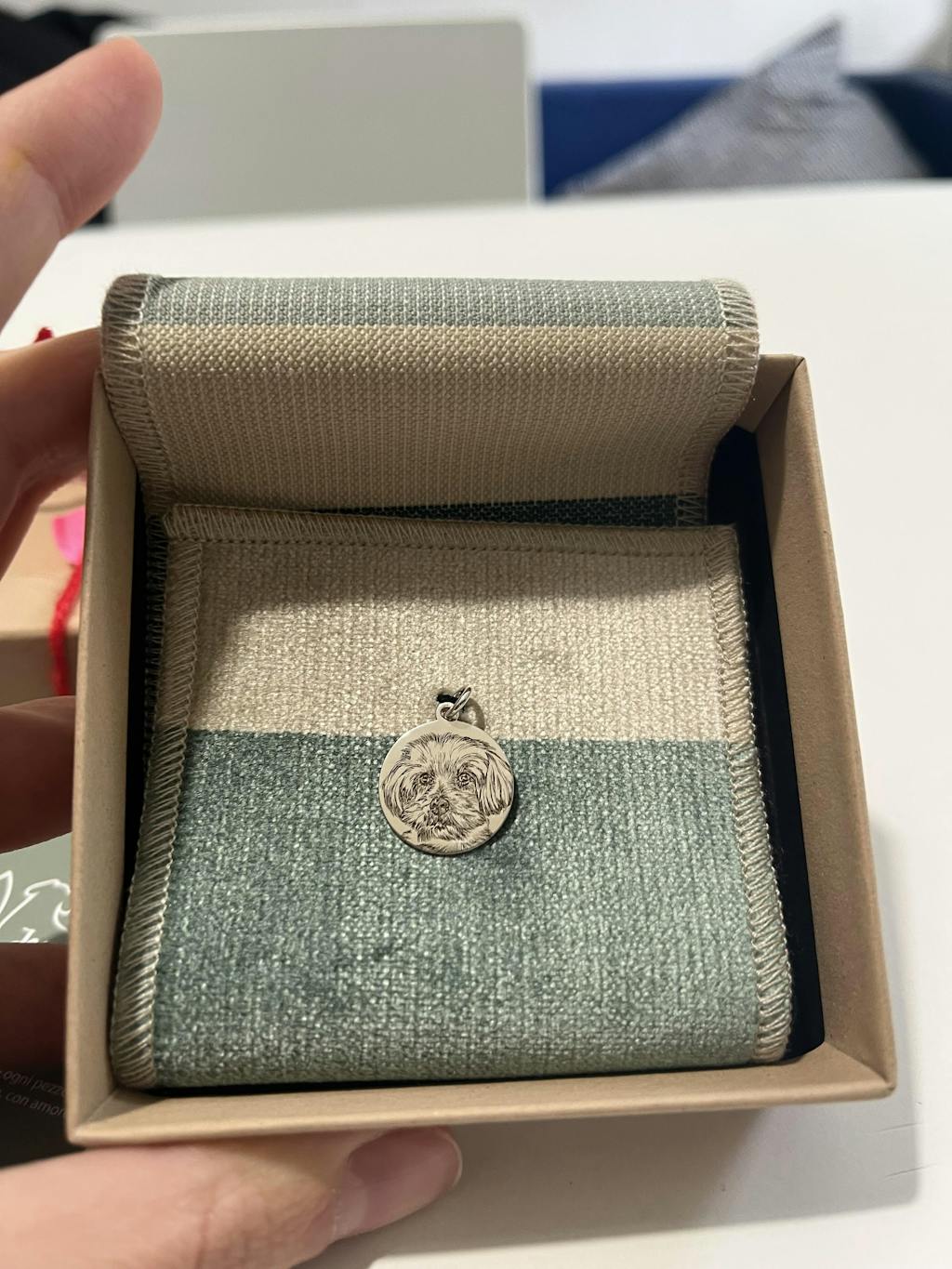 Ciondolo animale personalizzato ritratto - Charm tondo