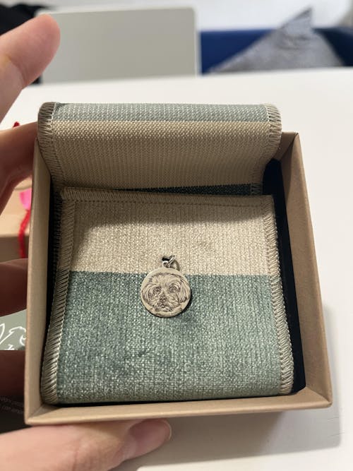 Ciondolo animale personalizzato ritratto - Charm tondo