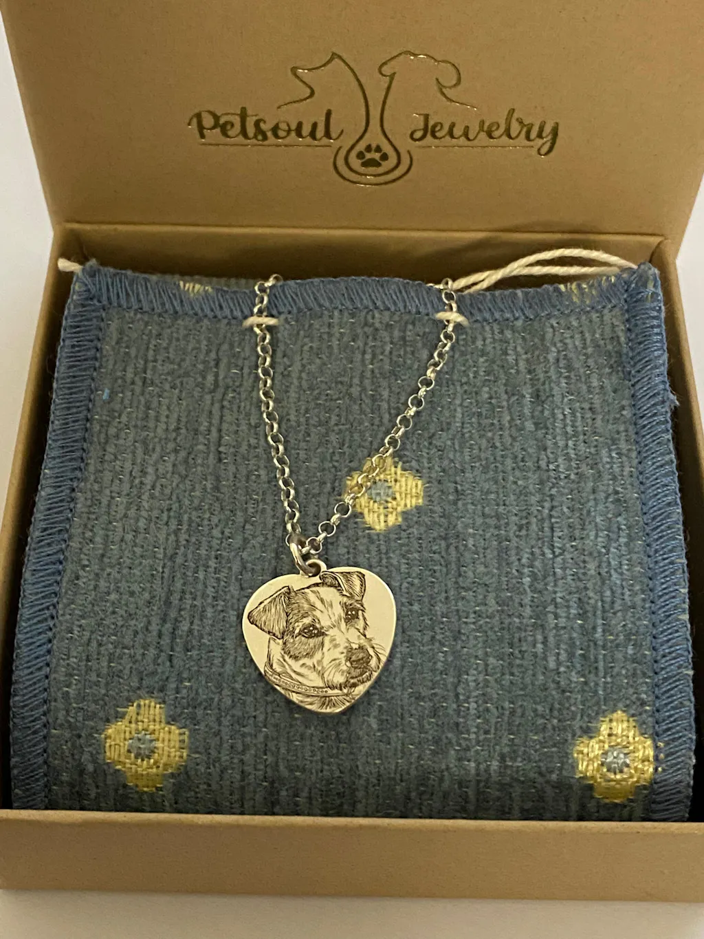 Gioielli foto cane - Collana catena cuore donna