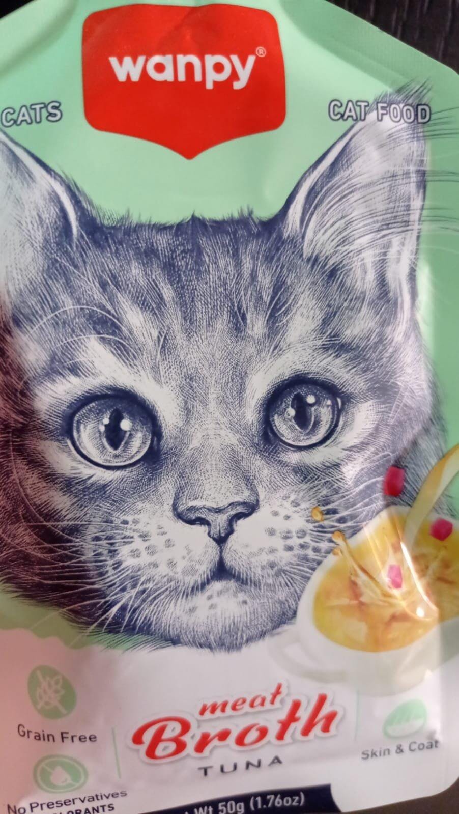 Wanpy Meat Broth Soup for Cats - 50Grams