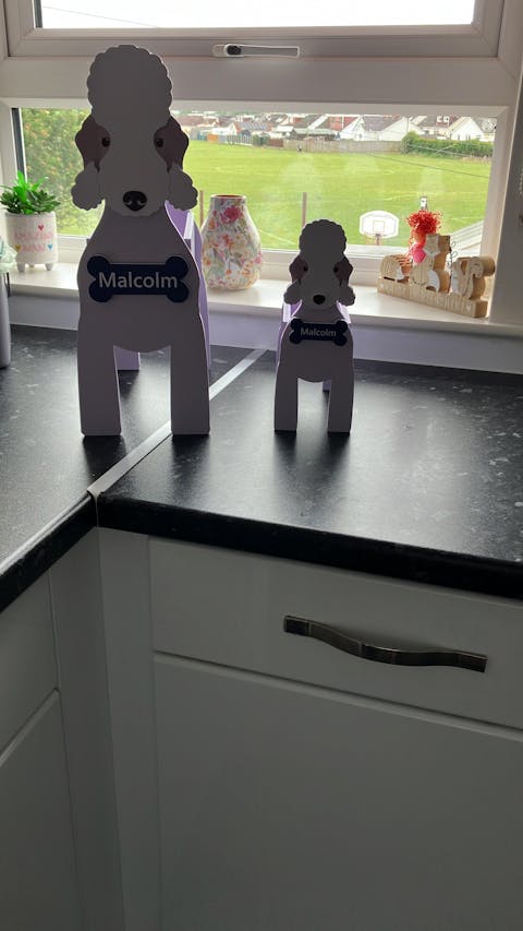 Bedlington Terrier Planter