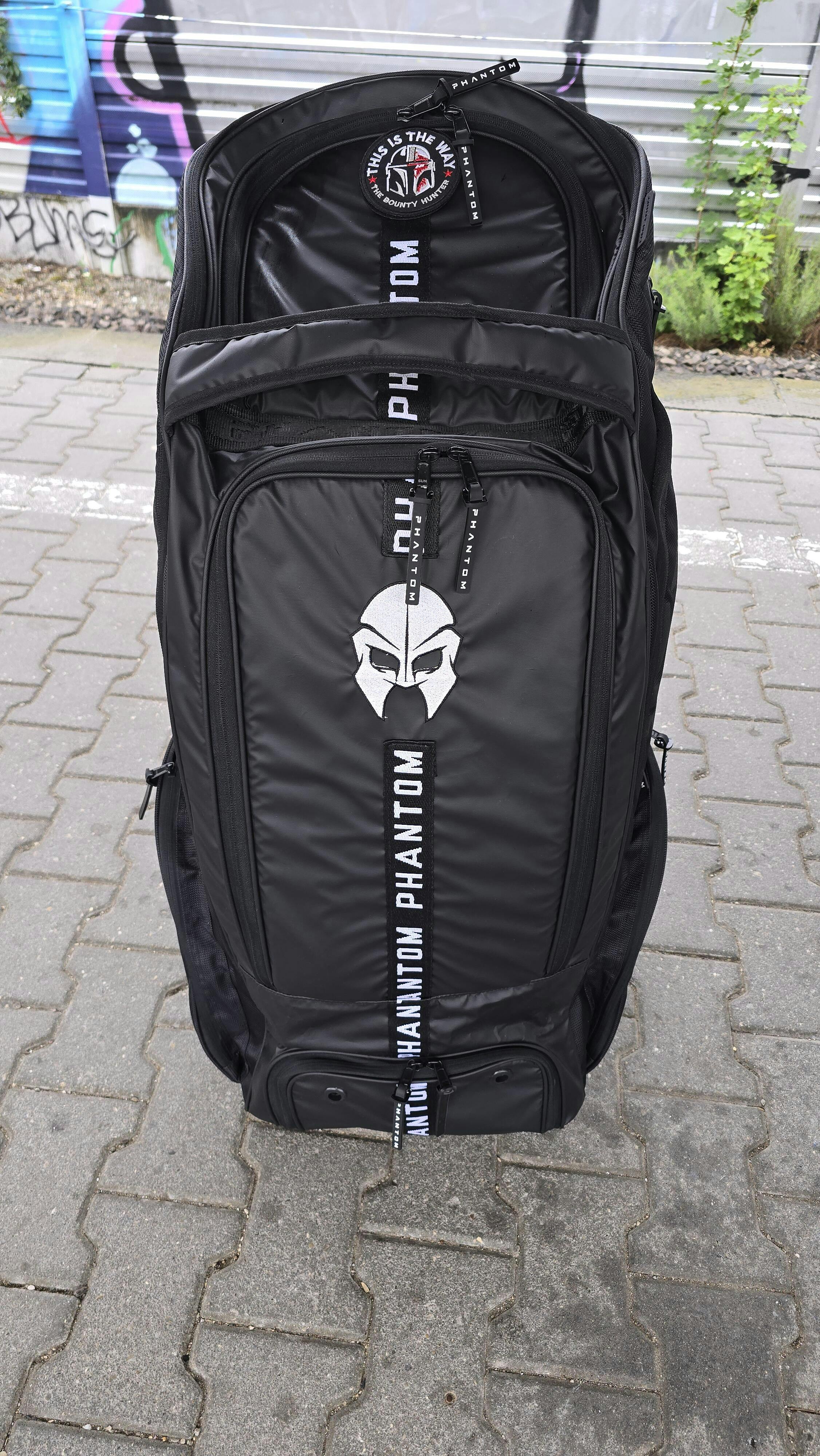 2024 PS7 Wheelie Duffle Black Phantom Cricket