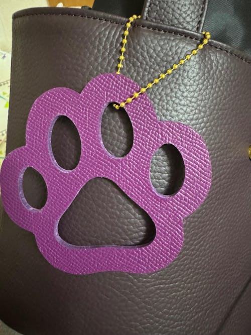 [NEW] バケットバッグ  PAW (パウ)  肉球チャームセット　  キュイールマッシュ  /  レザン