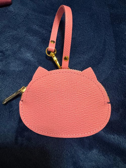 にゃんフェイスコインケース　ヴォー・エプソン  /   ローズコンフェッティ