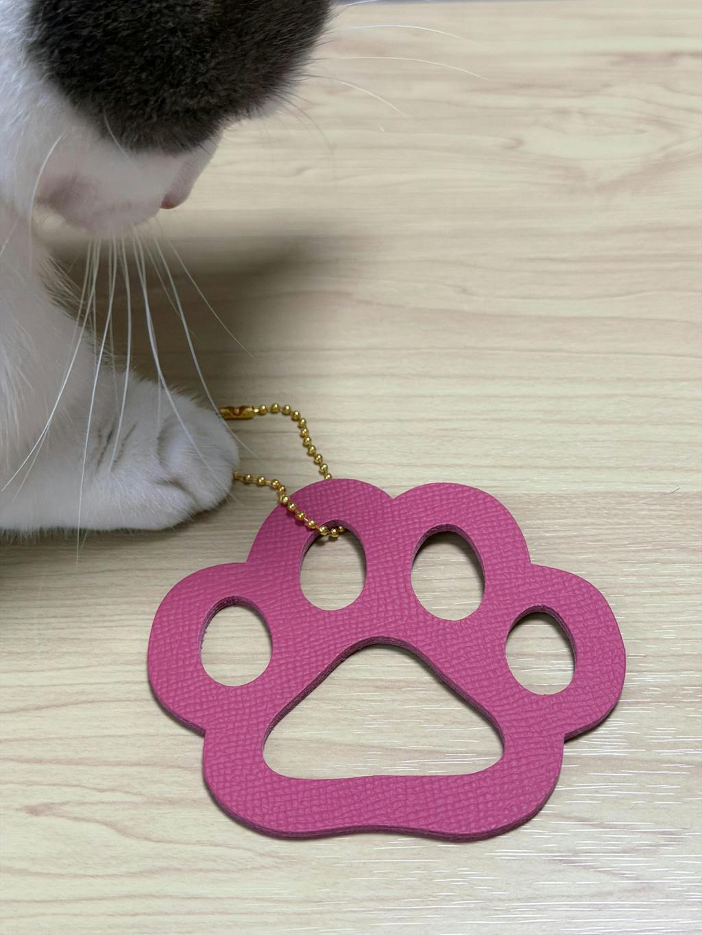 BIG肉球チャーム  キュイール・ミネルバ  / アッシュローズ