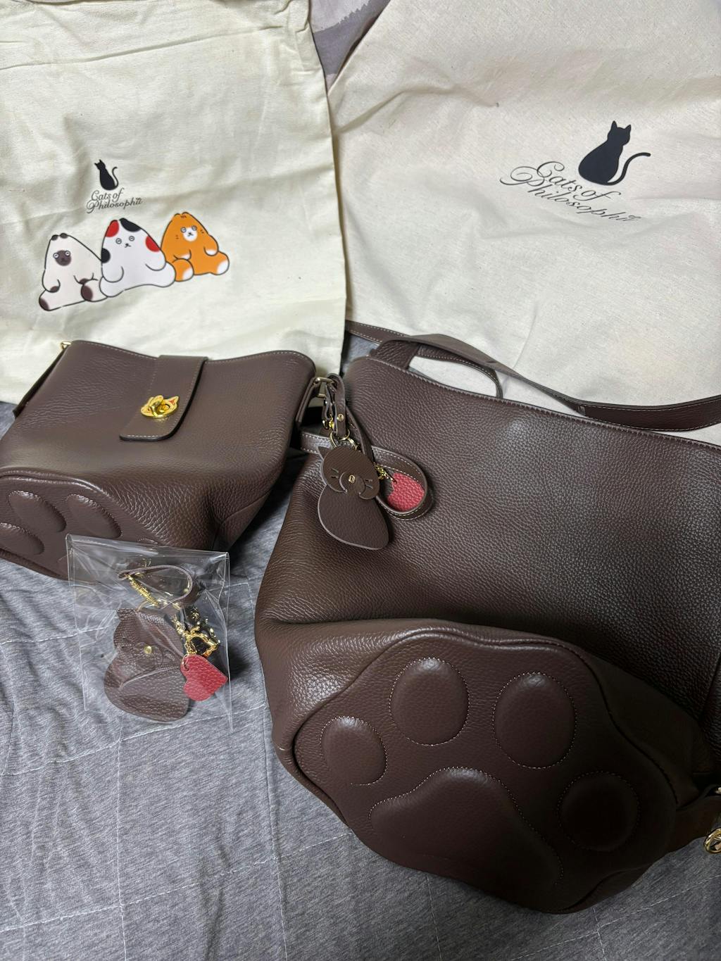 3WAYバッグ PAW (パウ)    キュイール・マッシュ  /  チョコ　