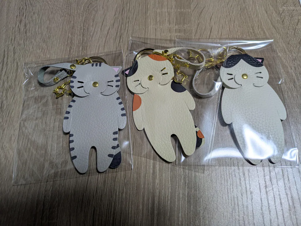 プリントにゃんチャーム　3ニャンズSET