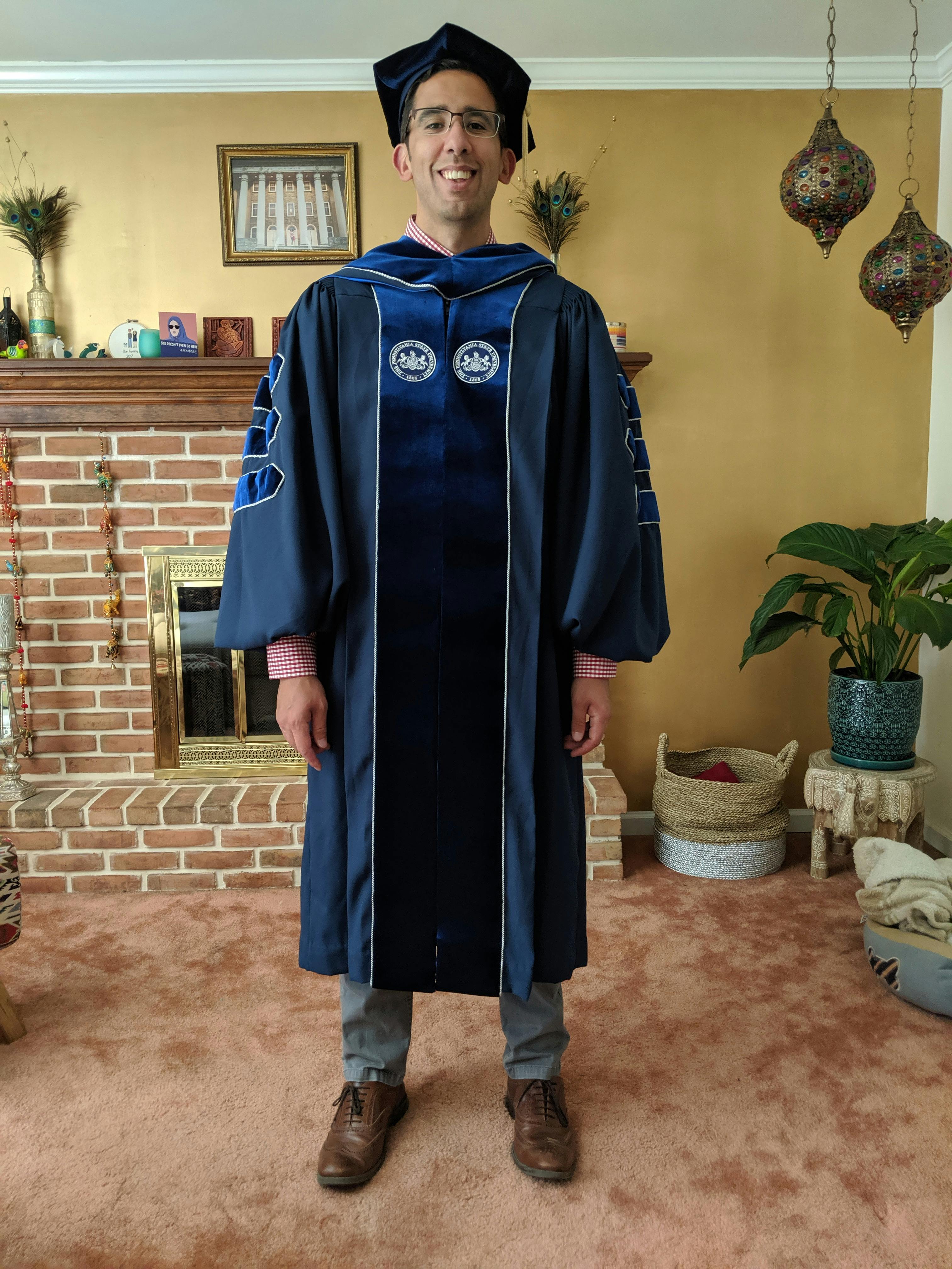penn state phd graduation gown