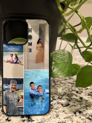 4 Photo Collage Custom Phone Case for iPhone