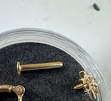 K18/Pt Labret Stud 14G/16G